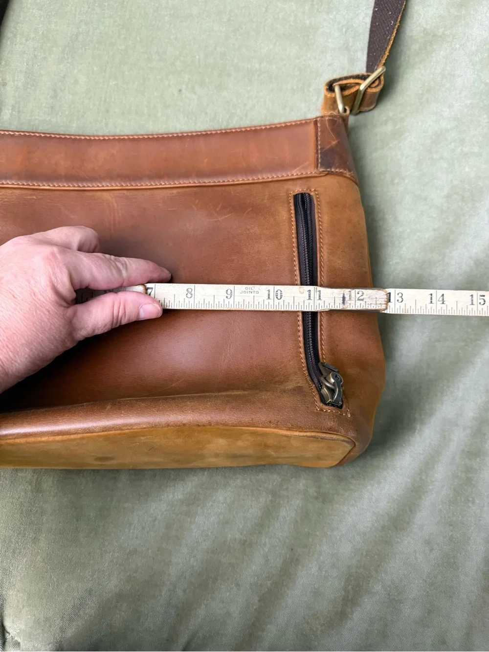 Lady Conceal Leather Crossbody Bag Purse Lots of Pockets Everyday Style #OSP